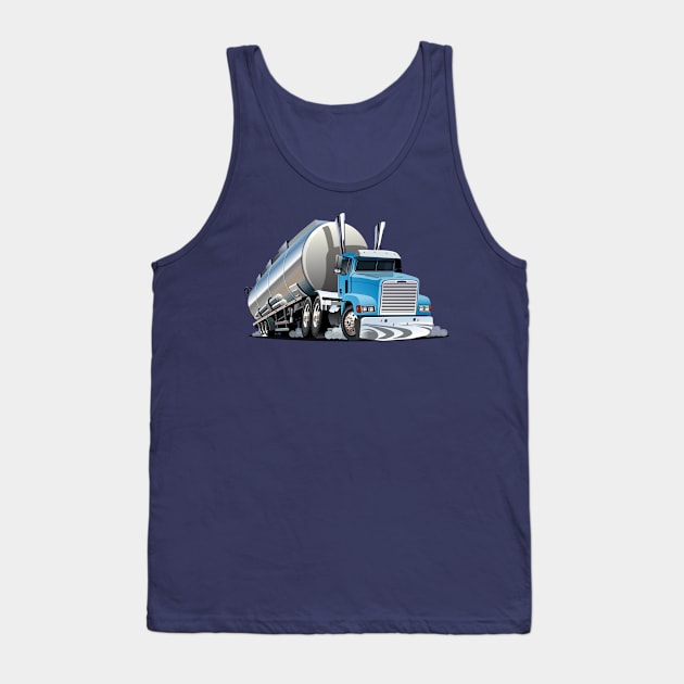 Cartoon truck Tank Top by Mechanik